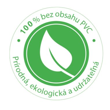 Podlaha je vyrobená z recyklovatelných a prírodných materiálov. Neobsahuje škodlivé látky, plasty a zmäkčovadlá.